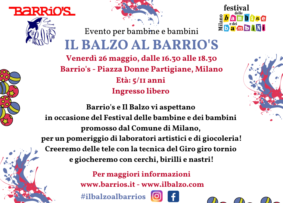 Il Balzo al Barrio’s – Festival delle bambine e dei bambini 2023 Milano